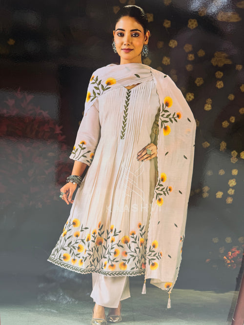 Anarkali Kurta with Bottom & Dupatta Set